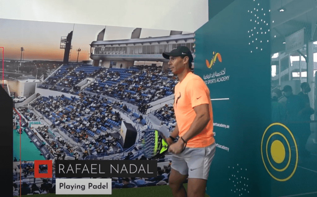 Padel Sport Challenge, event activation, Immersive event Dubai